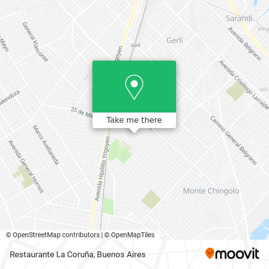 Restaurante La Coruña map
