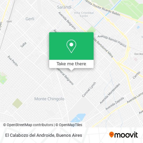 El Calabozo del Androide map