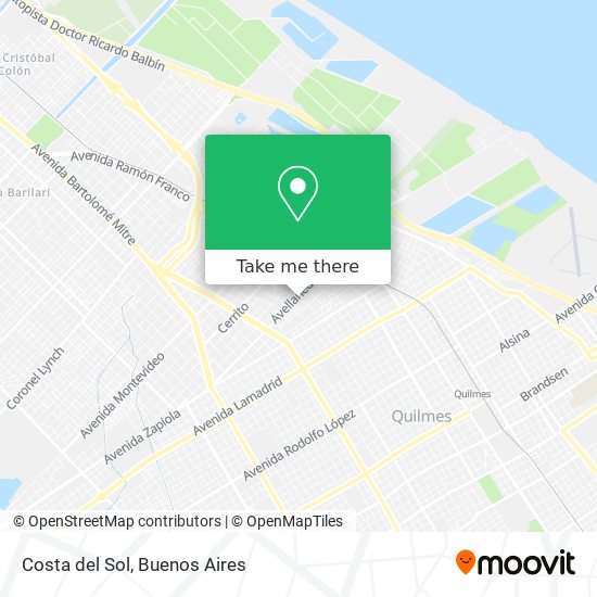 Mapa de Costa del Sol