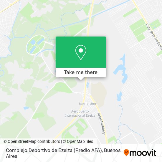 Complejo Deportivo de Ezeiza (Predio AFA) map