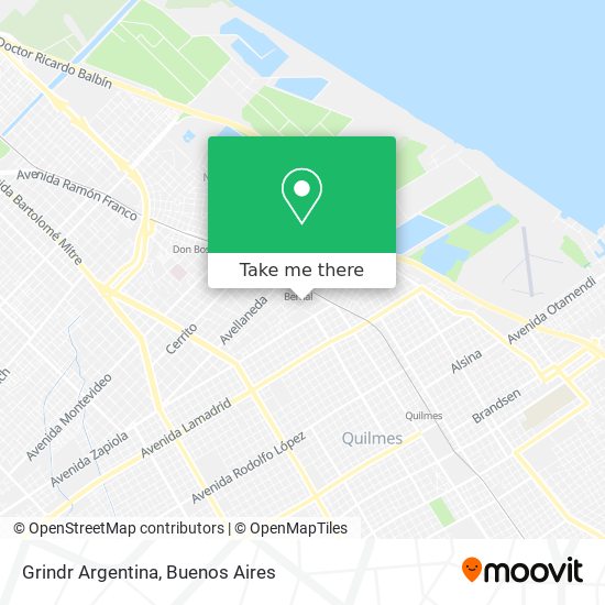 Grindr Argentina map