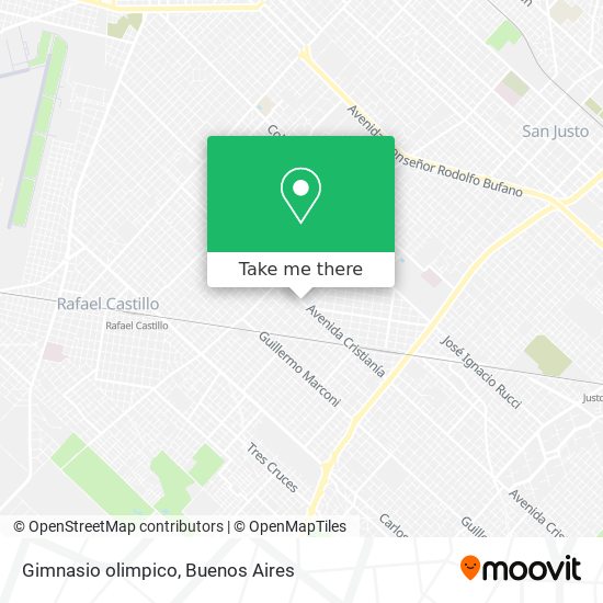 Gimnasio olimpico map