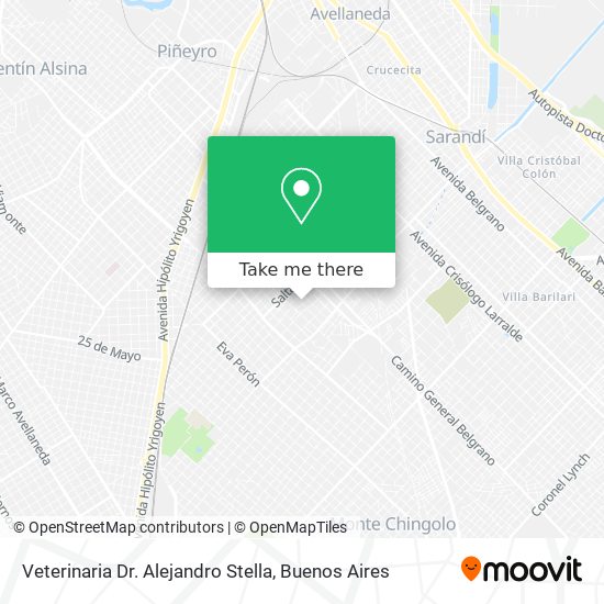Veterinaria Dr. Alejandro Stella map