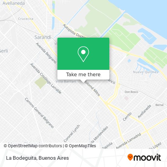 Mapa de La Bodeguita
