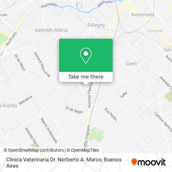 Clinica Veterinaria Dr. Norberto A. Marco map