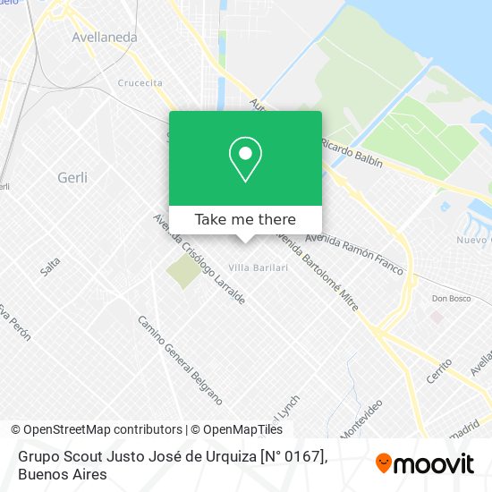 Grupo Scout Justo José de Urquiza [N° 0167] map