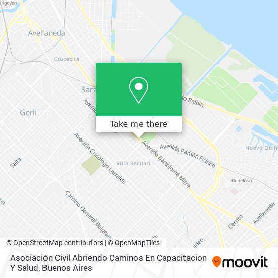 Asociación Civil Abriendo Caminos En Capacitacion Y Salud map