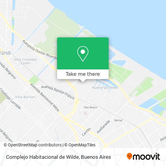 Complejo Habitacional de Wilde map