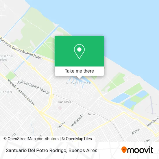 Mapa de Santuario Del Potro Rodrigo