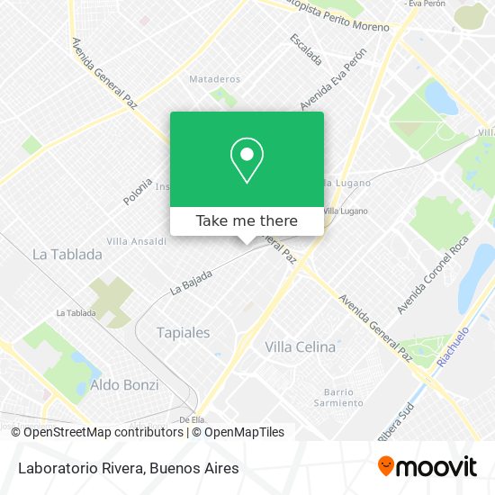 Mapa de Laboratorio Rivera