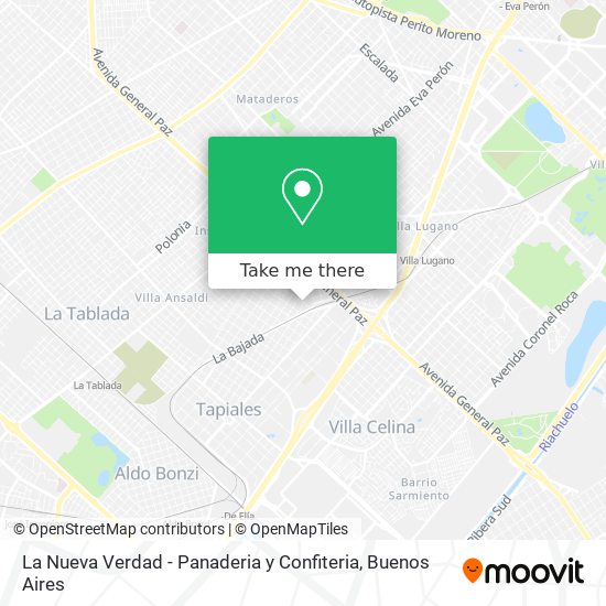 La Nueva Verdad - Panaderia y Confiteria map