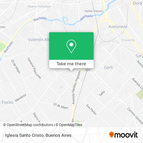 Mapa de Iglesia Santo Cristo