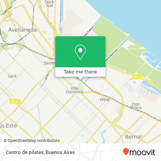 Centro de pilates map