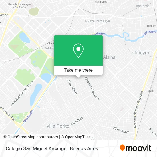 Mapa de Colegio San Miguel Arcángel