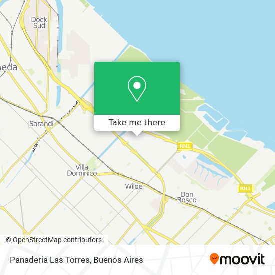 Mapa de Panaderia Las Torres