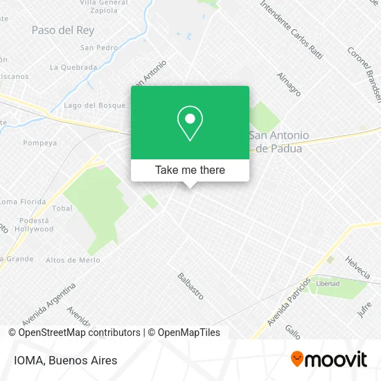 Mapa de IOMA
