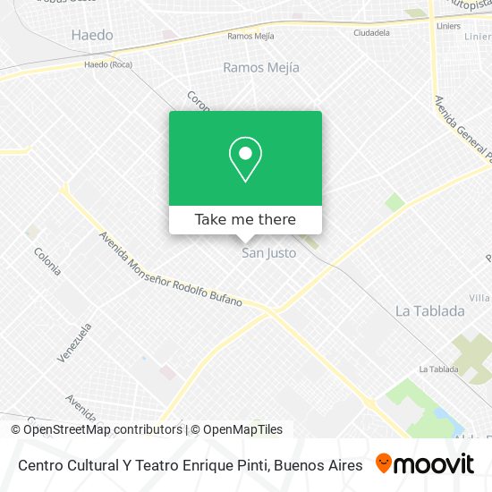 Centro Cultural Y Teatro Enrique Pinti map