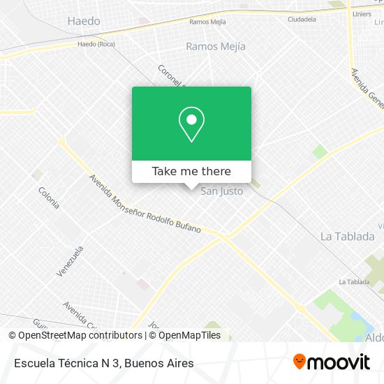 Escuela Técnica N 3 map