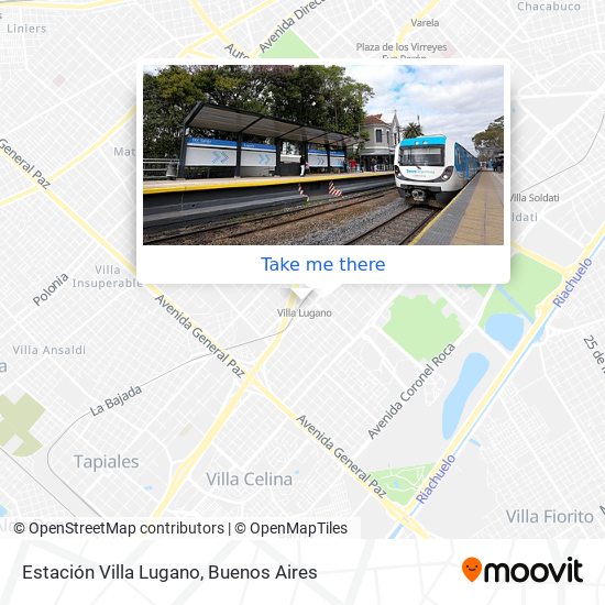 Estación Villa Lugano map