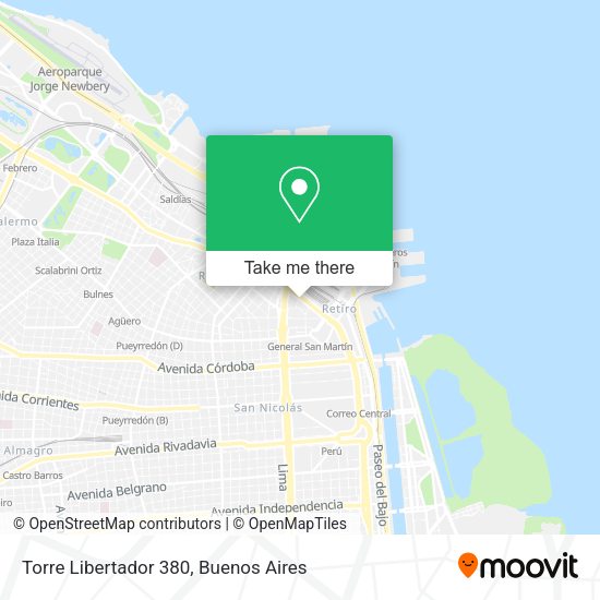 Torre Libertador 380 map