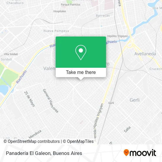 Panadería El Galeon map