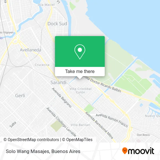 Mapa de Solo Wang Masajes