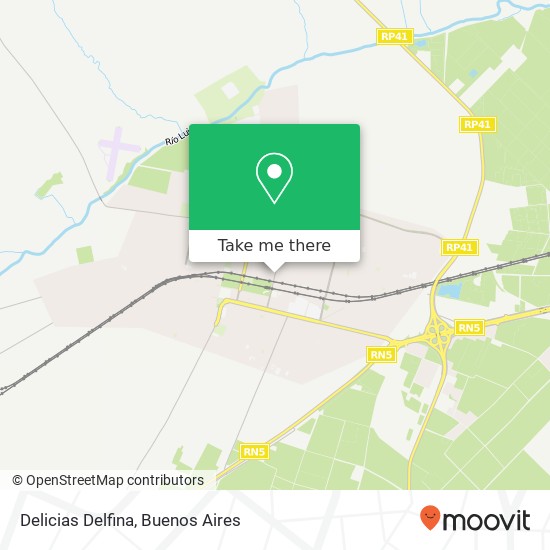 Delicias Delfina map