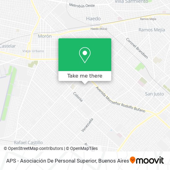 Mapa de APS - Asociación De Personal Superior