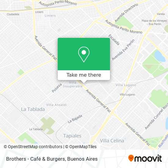 Mapa de Brothers - Café & Burgers