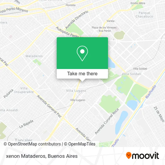 xenon Mataderos map