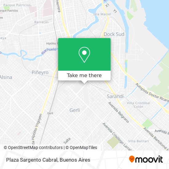 Plaza Sargento Cabral map