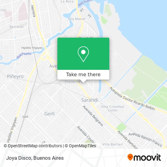 Joya Disco map
