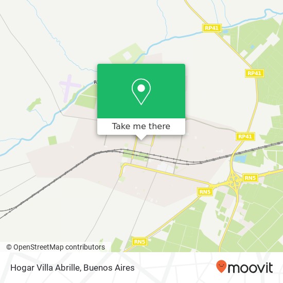 Hogar Villa Abrille map