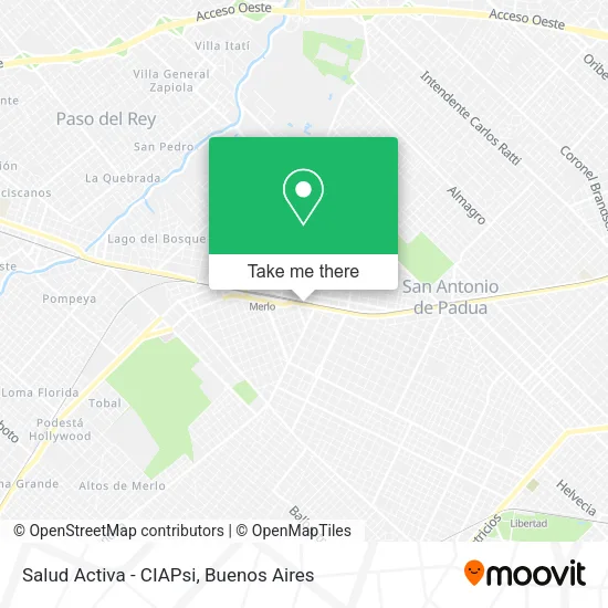 Salud Activa - CIAPsi map