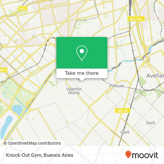 Knock-Out Gym map