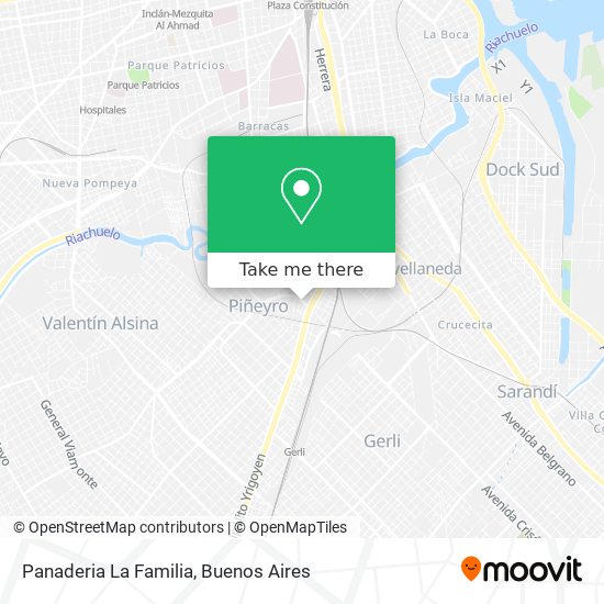 Panaderia La Familia map