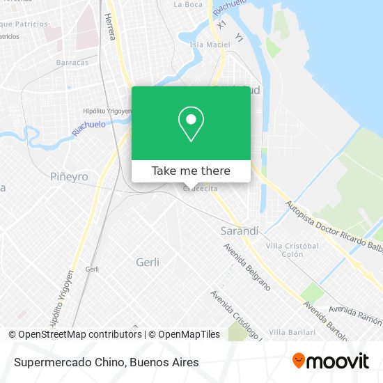 Supermercado Chino map