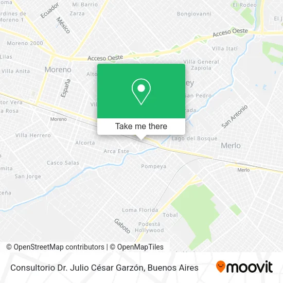 Consultorio Dr. Julio César Garzón map