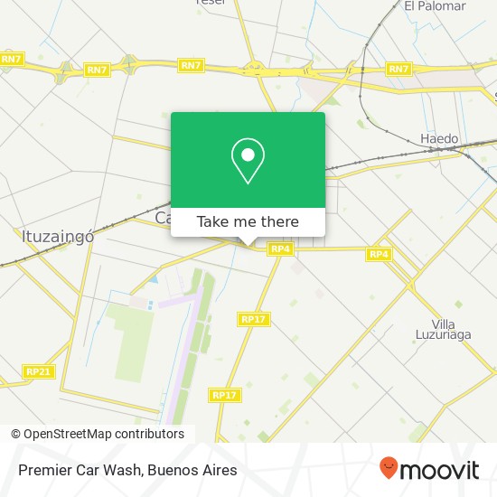 Premier Car Wash map