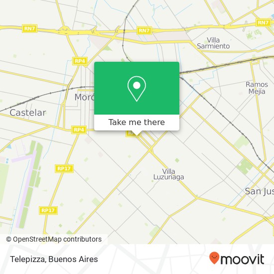 Telepizza map