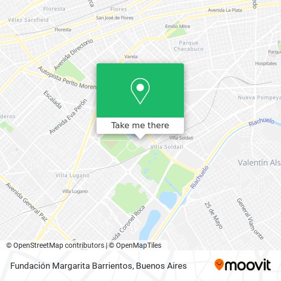 Fundación Margarita Barrientos map