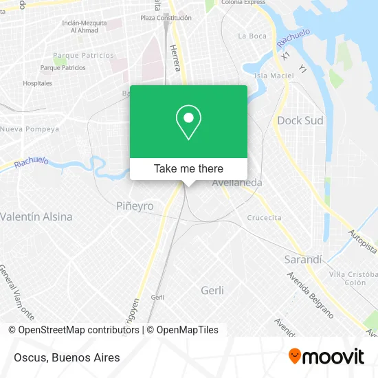 Oscus map