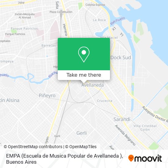 EMPA (Escuela de Musica Popular de Avellaneda ) map