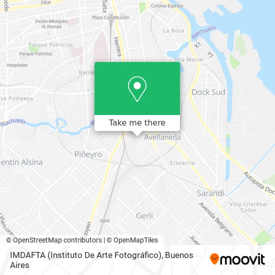 Mapa de IMDAFTA (Instituto De Arte Fotográfico)