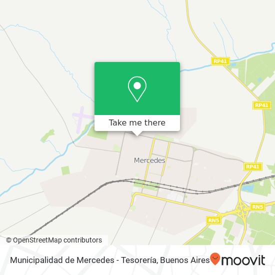 Municipalidad de Mercedes - Tesorería map