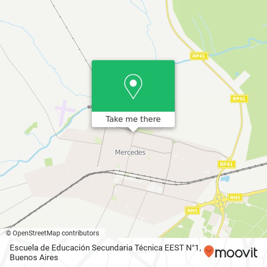 Escuela de Educación Secundaria Técnica EEST N°1 map