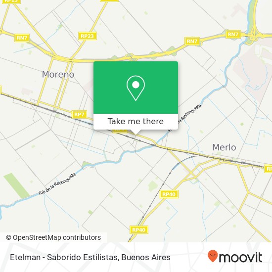 Etelman - Saborido Estilistas map
