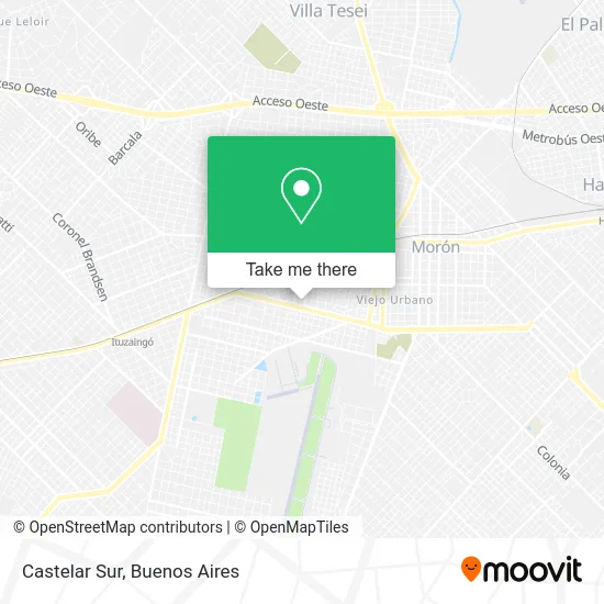 Castelar Sur map