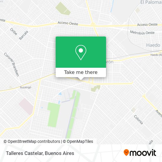 Mapa de Talleres Castelar