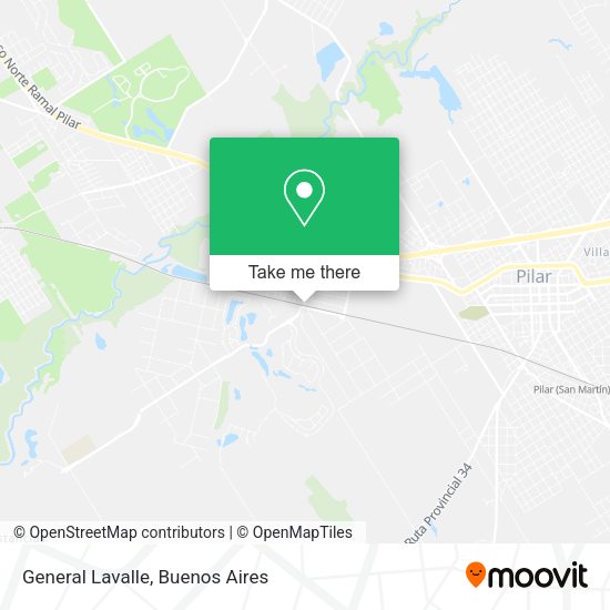 General Lavalle map